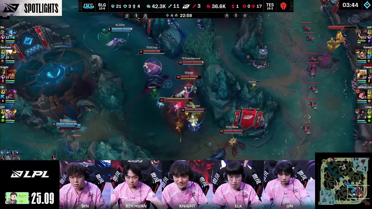 2-0轻松取胜 BLG零封TES语音更新 北川：总算把战绩打正了！